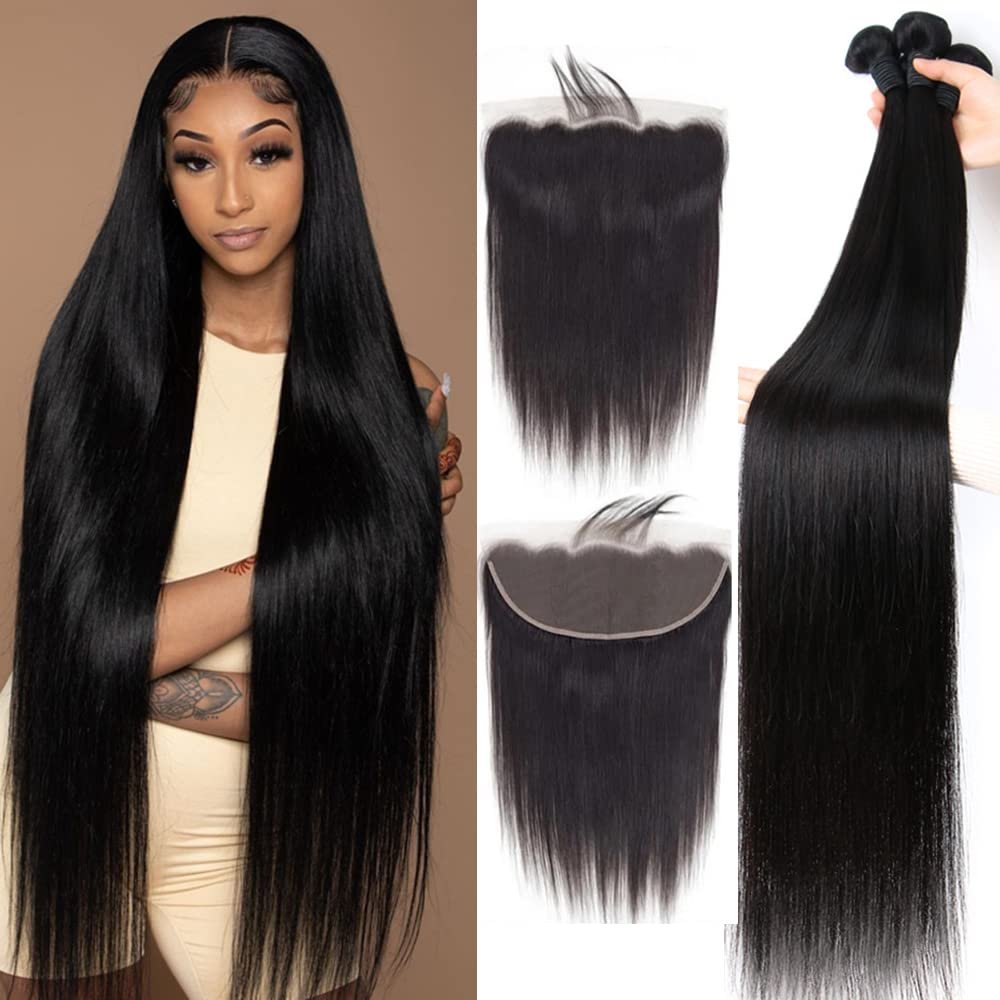 human hair lace closure front page of menu