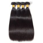 100% human hair straight bundles