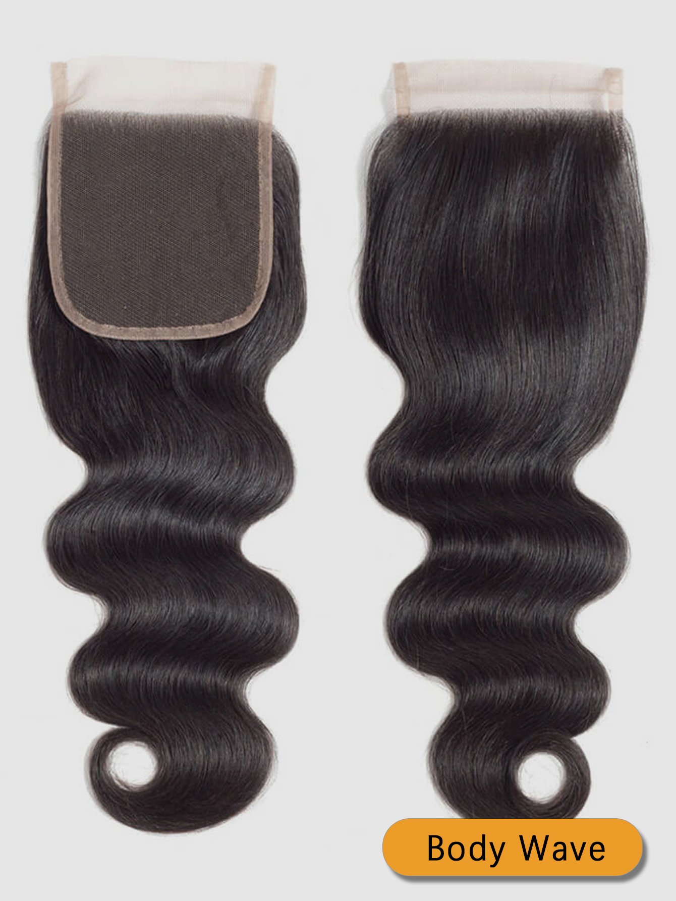Body Wave human hair closure
