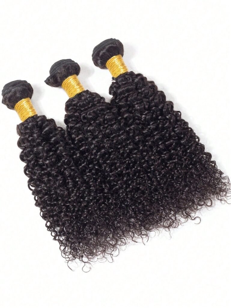 Bundles,100% Unprocessed Human Curly Hair Extensions