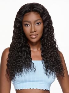 Deep Wave Lace Front Wigs Human Hair 13x4 HD Transparent Lace Frontal Wigs