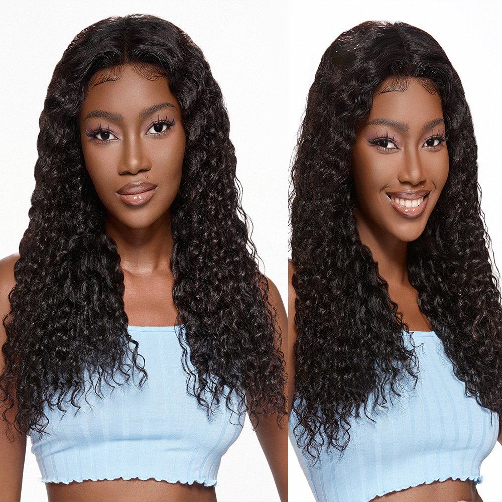 Lace Front Wigs Human Hair 22 Inch Deep Wave 13x4 Lace Frontal