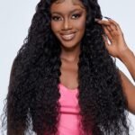 Water Wave Lace Front Wigs Human Hair Pre Plucked