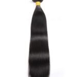 straight human hair weft