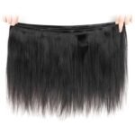 straight wave human hiar bundles unfold