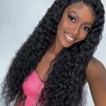 water wave human hair wig