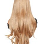 22-28 Inches Long Wavy Synthetic Full Head Wig With Middle Partition For Women & Girls