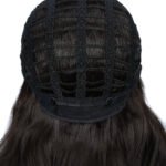 Natural Black Machine Wefted Cap Wig