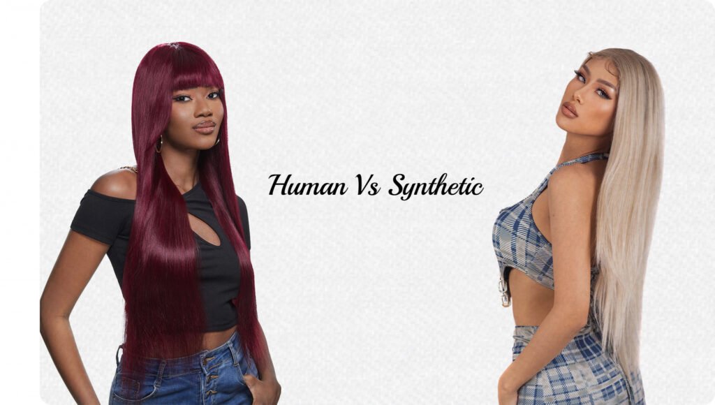 human-hair-wig-VS-synthetic-hair-wig
