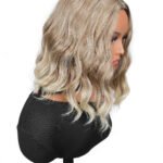 middle part middle part body wave wig curly wig