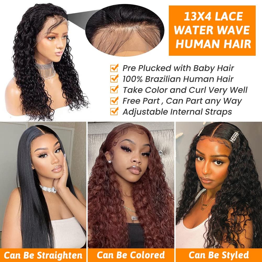 13-4 lace front wig human hair wig