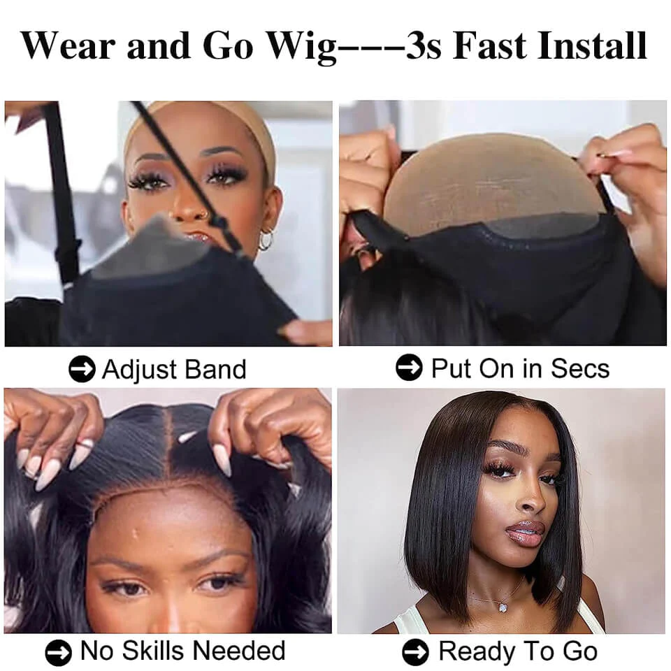Glueless Wear Go Wig Install Steps