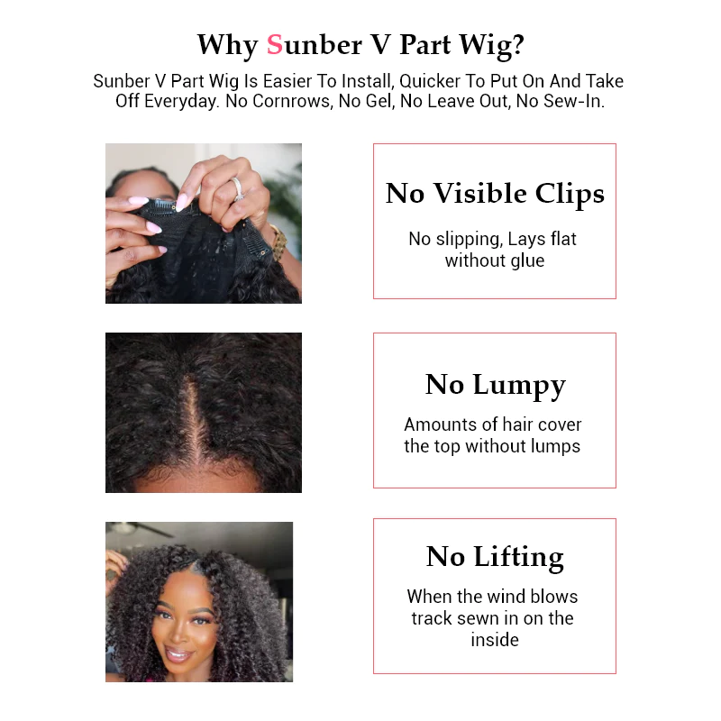 V part wig benefits