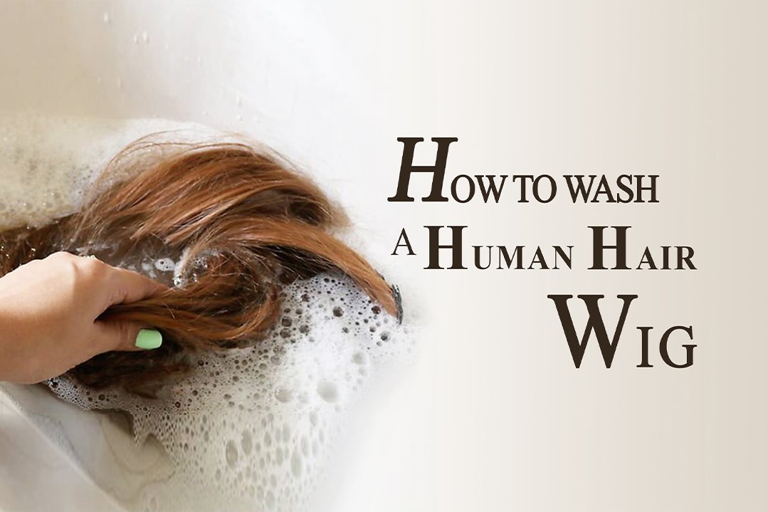 how to wash a human hair wig title
