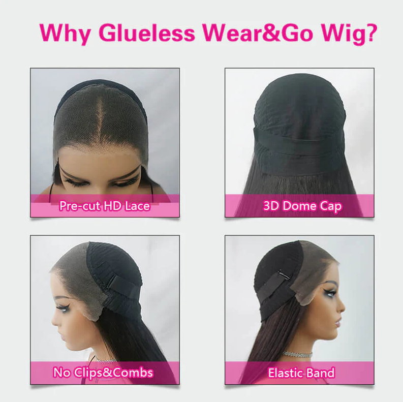 wear and go wig grace human hair wig construction