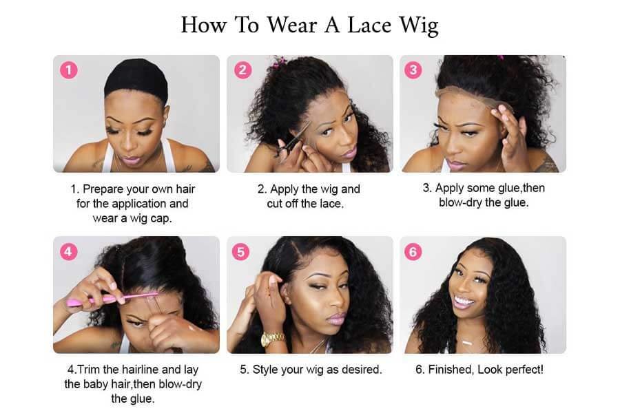 Putting On Your 13x4 Lace Front Wig