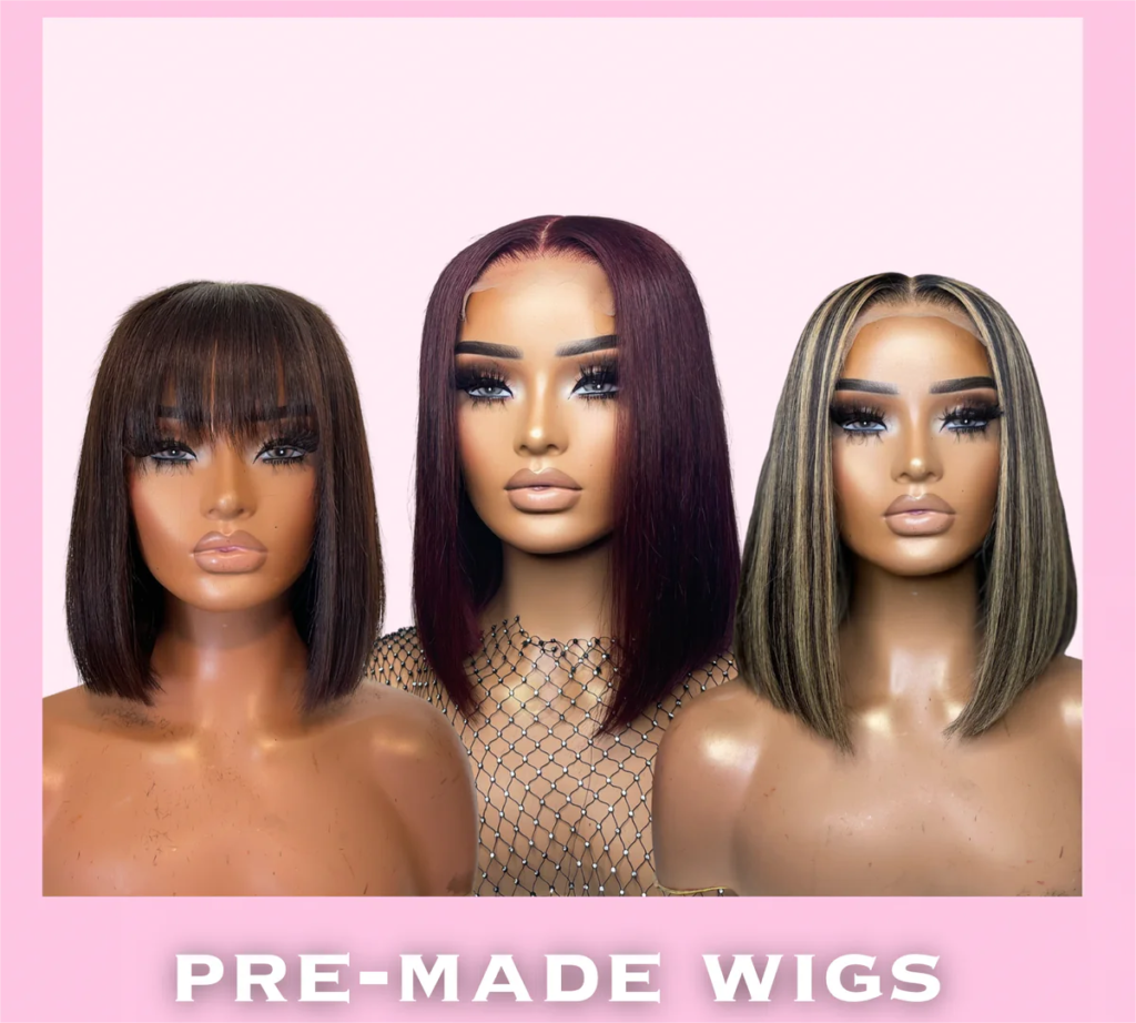 Pre-Made Lace Front Wigs
