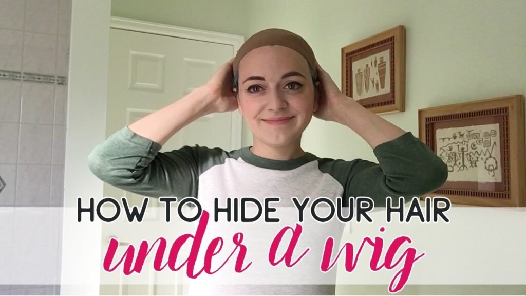 how to hide your hair under the wig